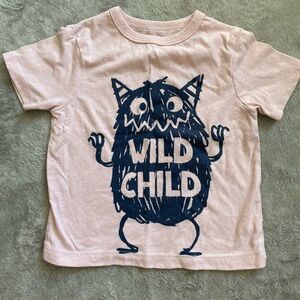 Wild Child Pink Toddler T-Shirt
